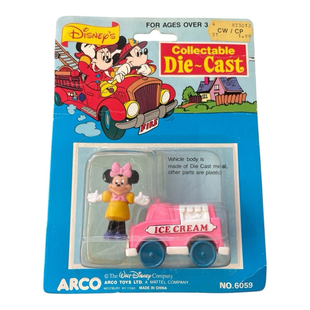 Minnie Mouse Ice Cream Arco Collectable Die Cast